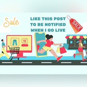 LIVE SHOW REMINDER ! LIKE THIS POST TO BE NOTIFIED WHEN I GO LIVE 👍